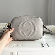 Gucci Soho Small Leather Disco Grey Bag 21x15x7cm - 1