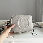 Gucci Soho Small Leather Disco Grey Bag 21x15x7cm - 4