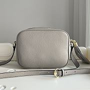 Gucci Soho Small Leather Disco Grey Bag 21x15x7cm - 3