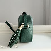 Gucci Soho Small Leather Disco Green Bag 21x15x7cm - 6