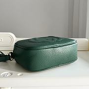 Gucci Soho Small Leather Disco Green Bag 21x15x7cm - 5