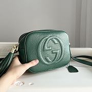 Gucci Soho Small Leather Disco Green Bag 21x15x7cm - 4