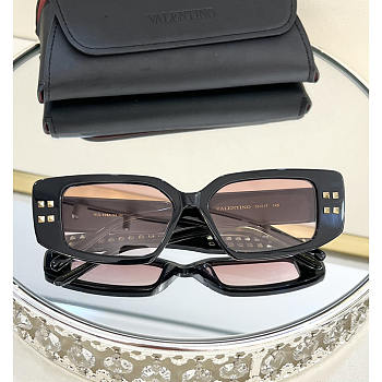 Valentino V-Cinque Rectangular Sunglasses