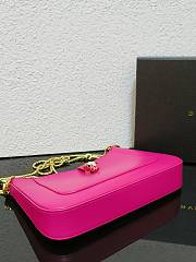 BVLGARI Serpenti Baia Shoulder Bag Pink 27.5x18x4.5cm - 6