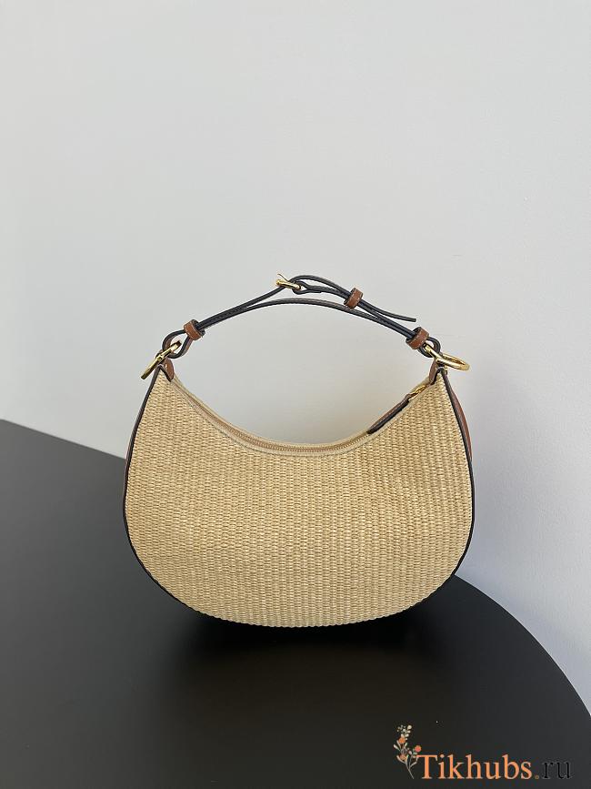 Fendi Fendigraphy Small Natural Straw Bag 29x24.5x10cm - 1