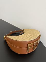 Fendi Fendigraphy Small Natural Straw Bag 29x24.5x10cm - 2