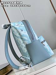 Louis Vuitton LV Discovery Backpack Crystal Blue 29 x 38 x 20 cm - 5