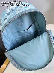 Louis Vuitton LV Discovery Backpack Crystal Blue 29 x 38 x 20 cm - 4