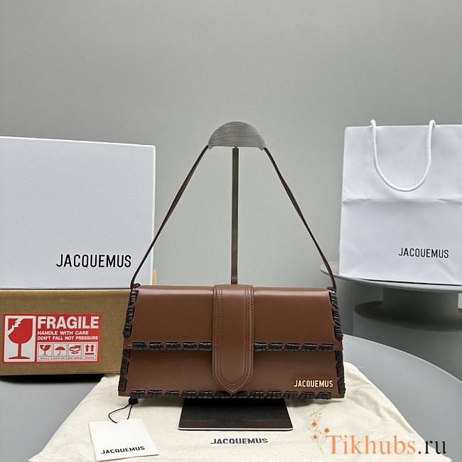 Jacquemus Le Bambino Long Lacet Brown 28x13.5x6cm - 1