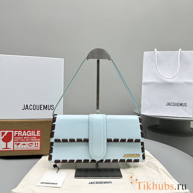 Jacquemus Le Bambino Long Lacet Light Blue 28x13.5x6cm - 1