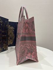 Dior Large Book Tote Pink And Gray 42 x 35 x 18.5 cm - 5