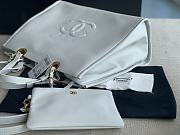 Chanel 22 Calfskin Tote Bag Large White 39x29x15cm - 3