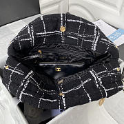 Chanel 22 Colorful Tote Bag Black 39x42x8cm - 4