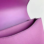 Hermes Constance Mini Gold Shoulder Bag Purple 19cm - 4