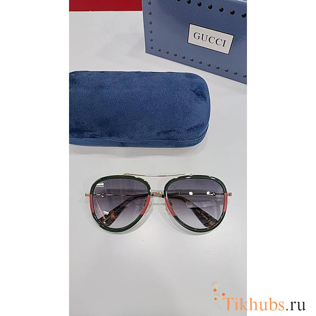 Gucci Gradient Web Aviator Sunglasses - 1