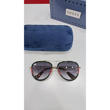 Gucci Gradient Web Aviator Sunglasses