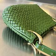 Bottega Veneta Small Clicker Shoulder Bag Green 27x19x11.5cm - 4