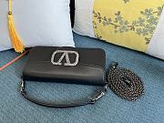 Valentino Loco Shoulder Bag With Jewel Logo Black 27x13x6cm - 2