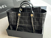 Chanel Maxi Shopping Bag Black 44x32x21cm - 4