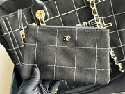 Chanel Maxi Shopping Bag Black 44x32x21cm - 3