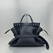 Balenciaga Waist Large Bag Grained Calfskin In Black 50x17x37cm - 4