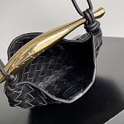 Bottega Veneta Mini Sardine Black 20x12x2.5cm - 4