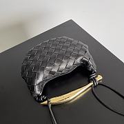 Bottega Veneta Mini Sardine Black 20x12x2.5cm - 3