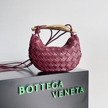 Bottega Veneta Mini Sardine Red wine 20x12x2.5cm