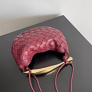 Bottega Veneta Mini Sardine Red wine 20x12x2.5cm - 3