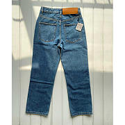 Loewe Anagram Baggy Jeans In Denim - 2