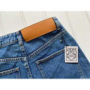 Loewe Anagram Baggy Jeans In Denim - 3