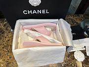 Chanel Pink Bread Flip Flops - 5