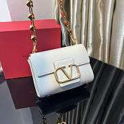 Valentino Garavani Crossbody Bag Vlogo White 20x15x7cm - 5