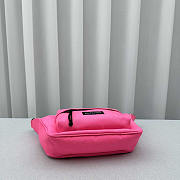 Balenciaga Raver Medium Nylon Shoulder Bag Bright Pink 24x18x8cm - 5
