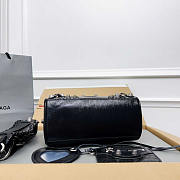 Balenciaga Le Cagole Mini Leather Duffel Bag Black 19.8x14x11.9cm - 6