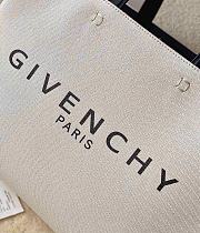 Givenchy Medium Tote Canvas Shopper White 37x13x26cm - 4