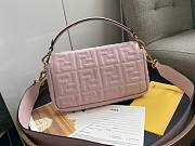 Fendi Baguette Pink Leather Bag 27cm - 4