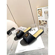 Loewe Anagram Padded Leather Mules Black - 4