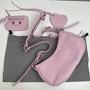Balenciaga Le Cagole XS Shoulder Bag In Light Pink 26cm - 5