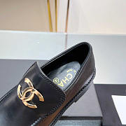 Chanel Large CC Calfskin Loafer Black - 5