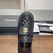 Chanel Lambskin Leather Loafer Black - 5