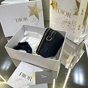 Dior Pouch With Strap Black 17x12.5cm - 6