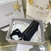 Dior Pouch With Strap Black 17x12.5cm - 4