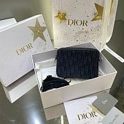 Dior Pouch With Strap Black 17x12.5cm - 3