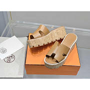 Hermes Eze 30 Sandals Natural - 3