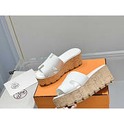 Hermes Eze 30 Sandals White - 4