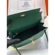 Hermes Kelly Epsom 28 Gold Hardware Green 28cm - 4