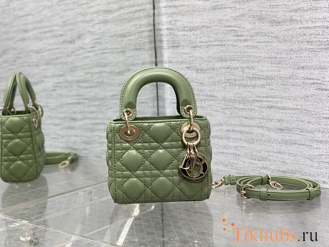 Dior Micro Lady Green 12x10x5cm - 1