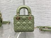 Dior Micro Lady Green 12x10x5cm - 4