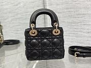 Dior Micro Lady Black 12x10x5cm - 5